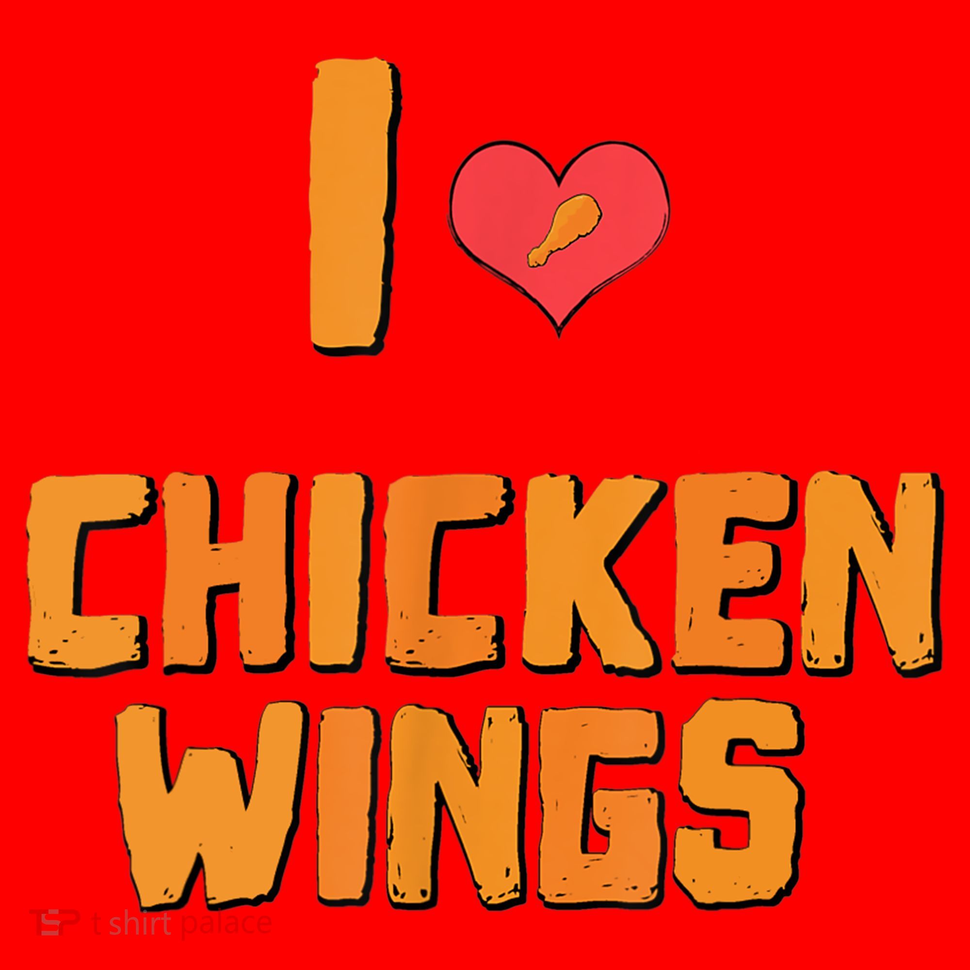 Funny I Love Chicken Wings Gift Fast Food Gift Gift Santa Hat