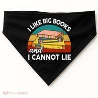 Funny I Like Big Books Cannot Lie English Reading Teacher USA-Made Doggie Bandana thumb 0