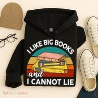 Funny I Like Big Books Cannot Lie English Reading Teacher Hoodie thumb 4