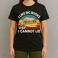 Funny I Like Big Books Cannot Lie English Reading Teacher T-Shirt thumb 4