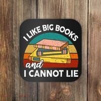 Funny I Like Big Books Cannot Lie English Reading Teacher Coaster thumb 0