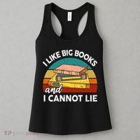 Funny I Like Big Books Cannot Lie English Reading Teacher Women's Tank Top thumb 3