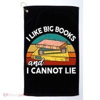 Funny I Like Big Books Cannot Lie English Reading Teacher Golf Towel thumb 0