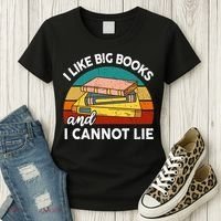 Funny I Like Big Books Cannot Lie English Reading Teacher Women's T-Shirt thumb 3