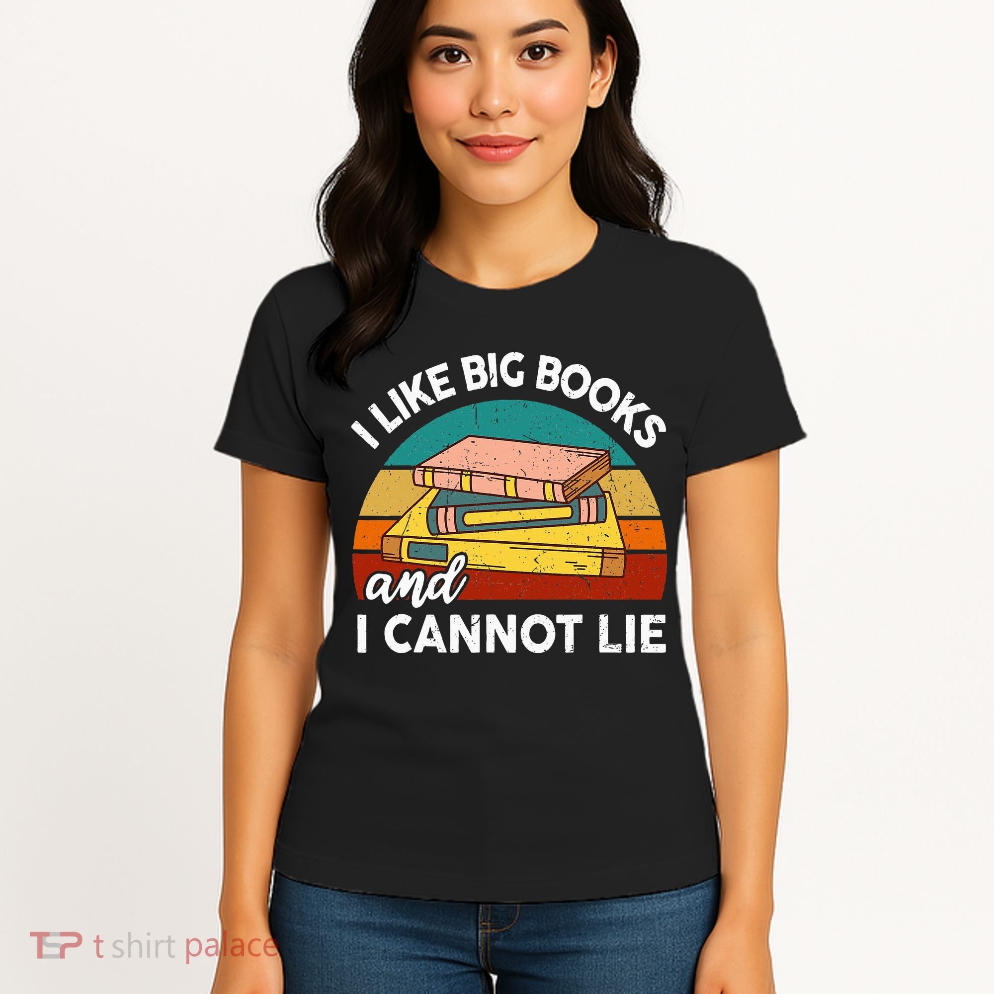 Funny I Like Big Books Cannot Lie English Reading Teacher Women's T-Shirt
