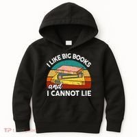 Funny I Like Big Books Cannot Lie English Reading Teacher Kids Hoodie thumb 0
