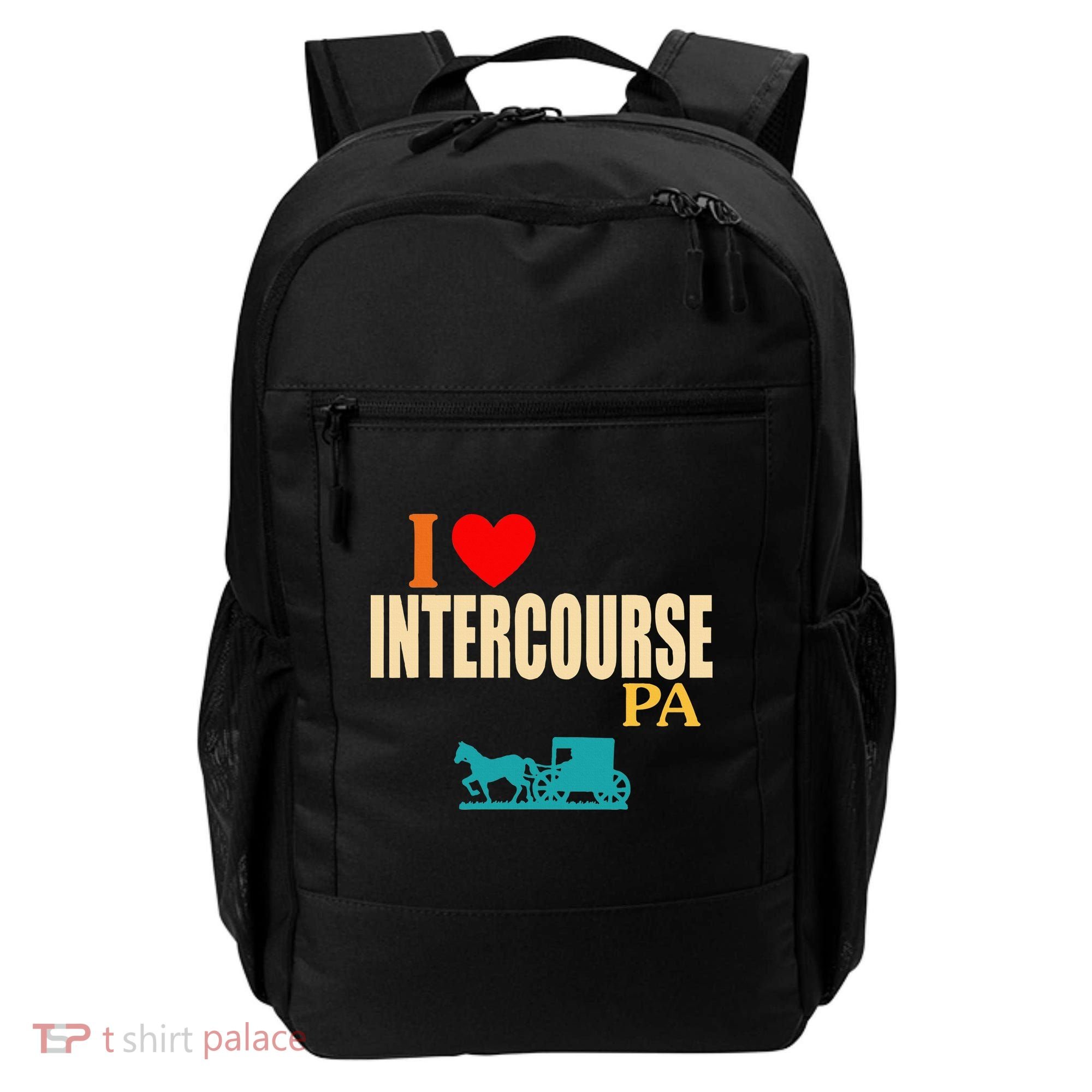 Funny I Love Intercourse Pa Apparel Backpack