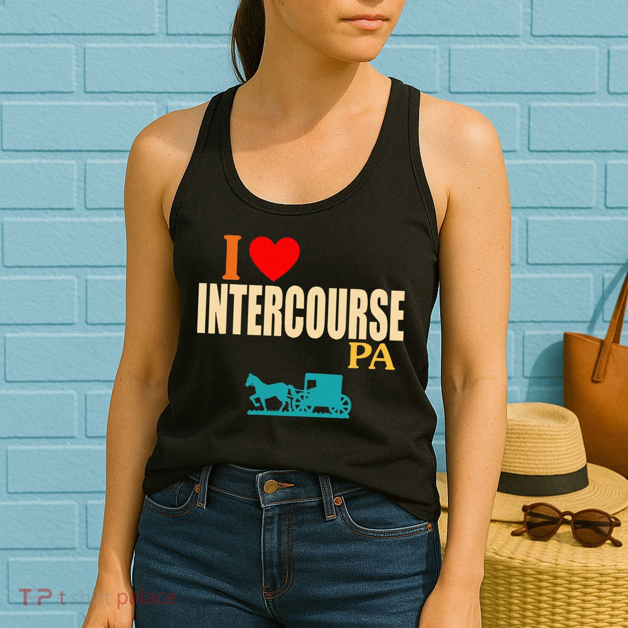 Funny I Love Intercourse Pa Apparel Women's Tank Top
