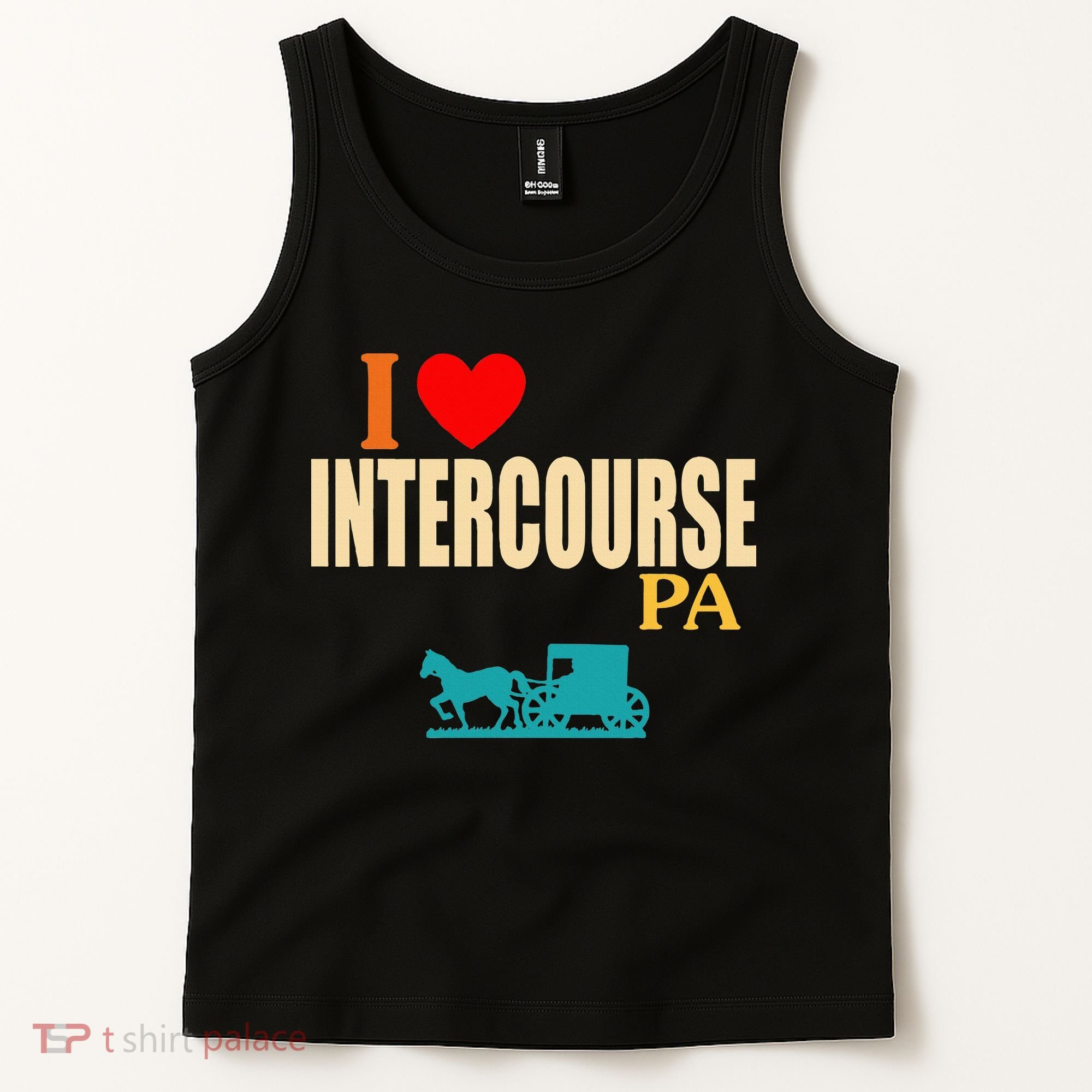 Funny I Love Intercourse Pa Apparel Tank Top