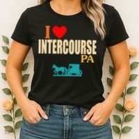 Funny I Love Intercourse Pa Apparel Women's T-Shirt thumb 2