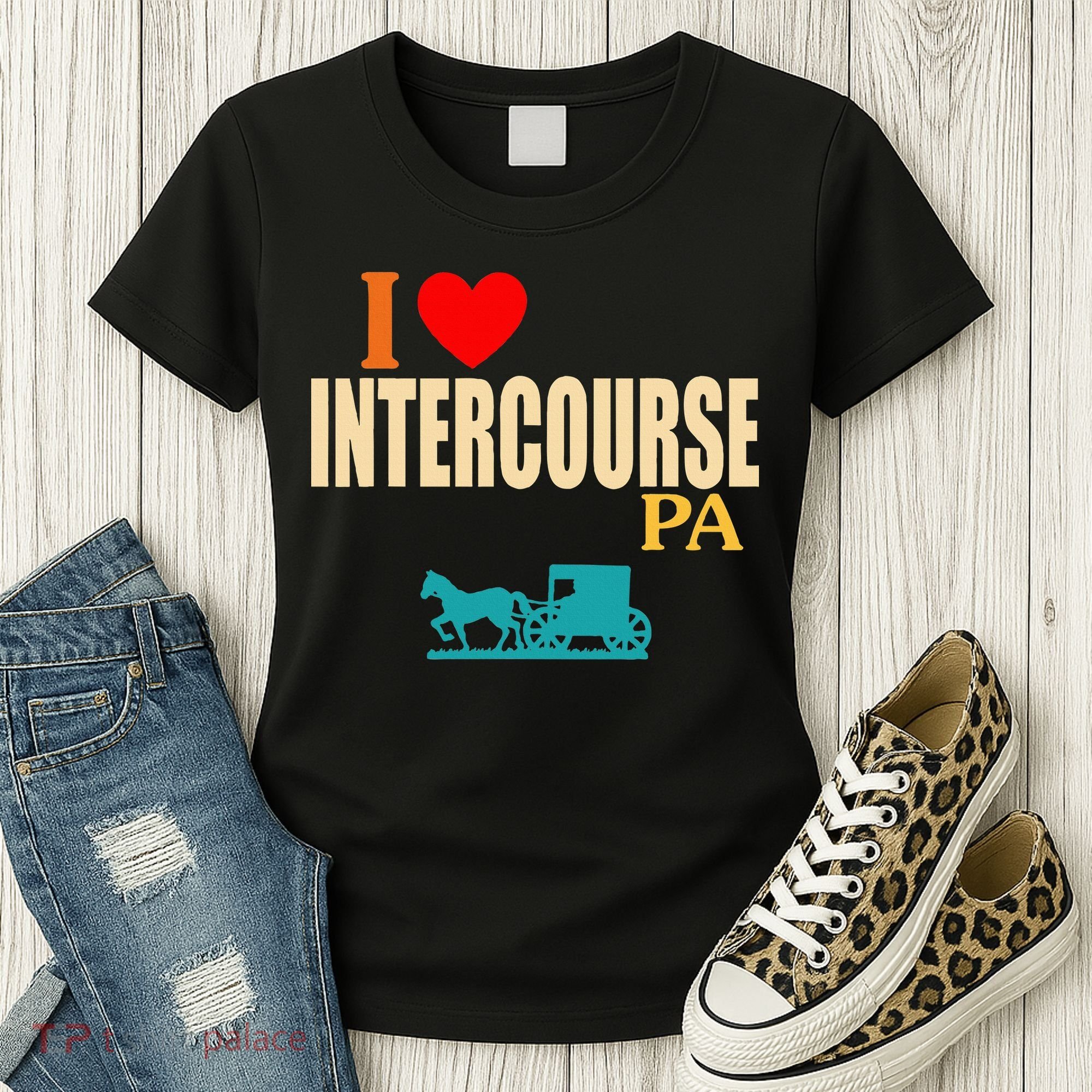 Funny I Love Intercourse Pa Apparel Women's T-Shirt