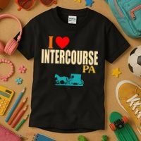 Funny I Love Intercourse Pa Apparel Kids T-Shirt thumb 3