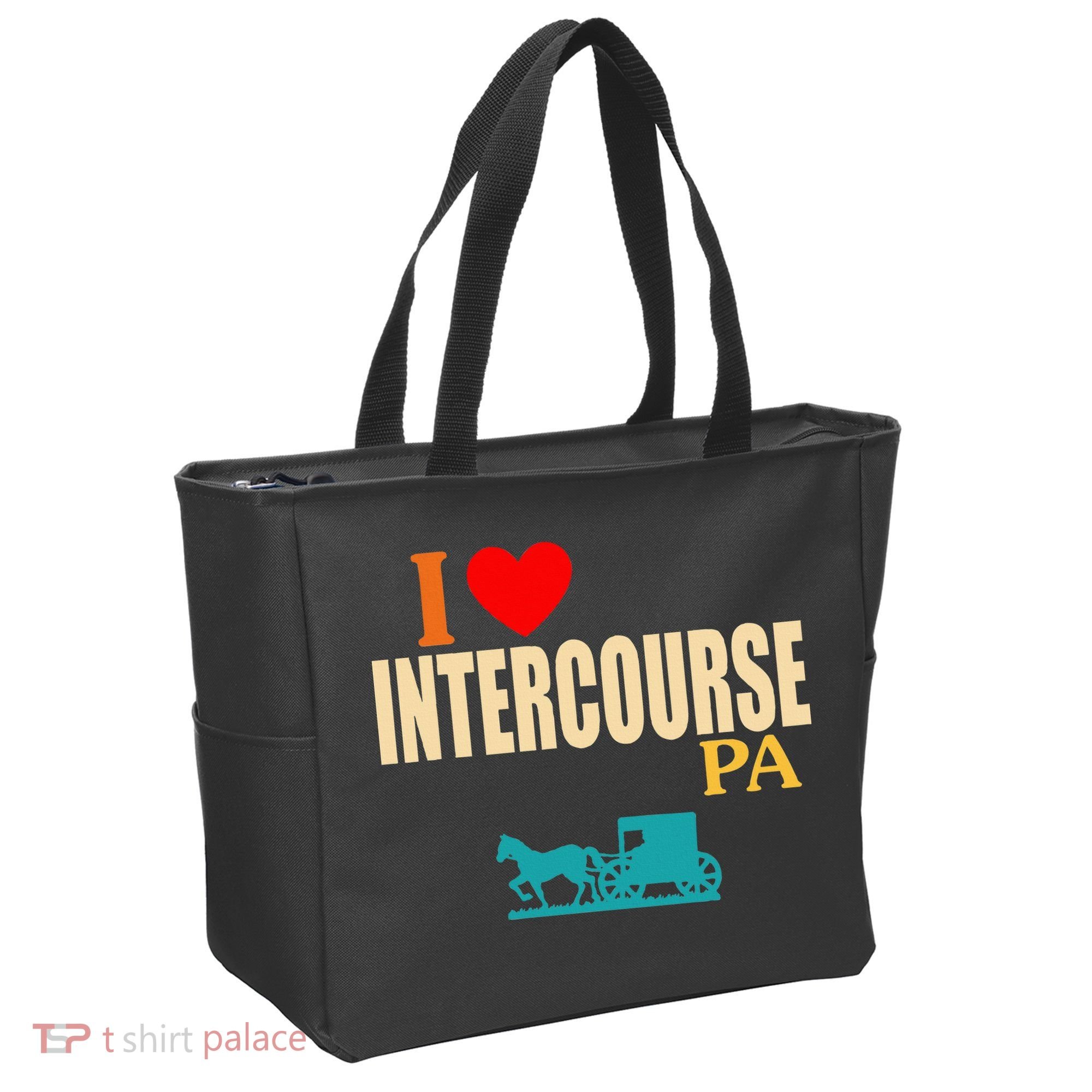 Funny I Love Intercourse Pa Apparel Tote Bag