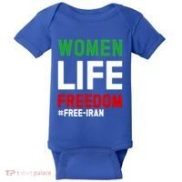 Free Iran Life Freedom Stand With Persian Funny Gift Baby Bodysuit thumb 0