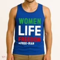 Free Iran Life Freedom Stand With Persian Funny Gift Tank Top thumb 3