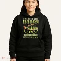 Fishing Is Like Boobs Even The Small Ones Are Fun Hoodie thumb 5
