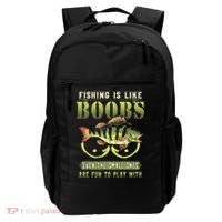 Fishing Is Like Boobs Even The Small Ones Are Fun Backpack thumb 0