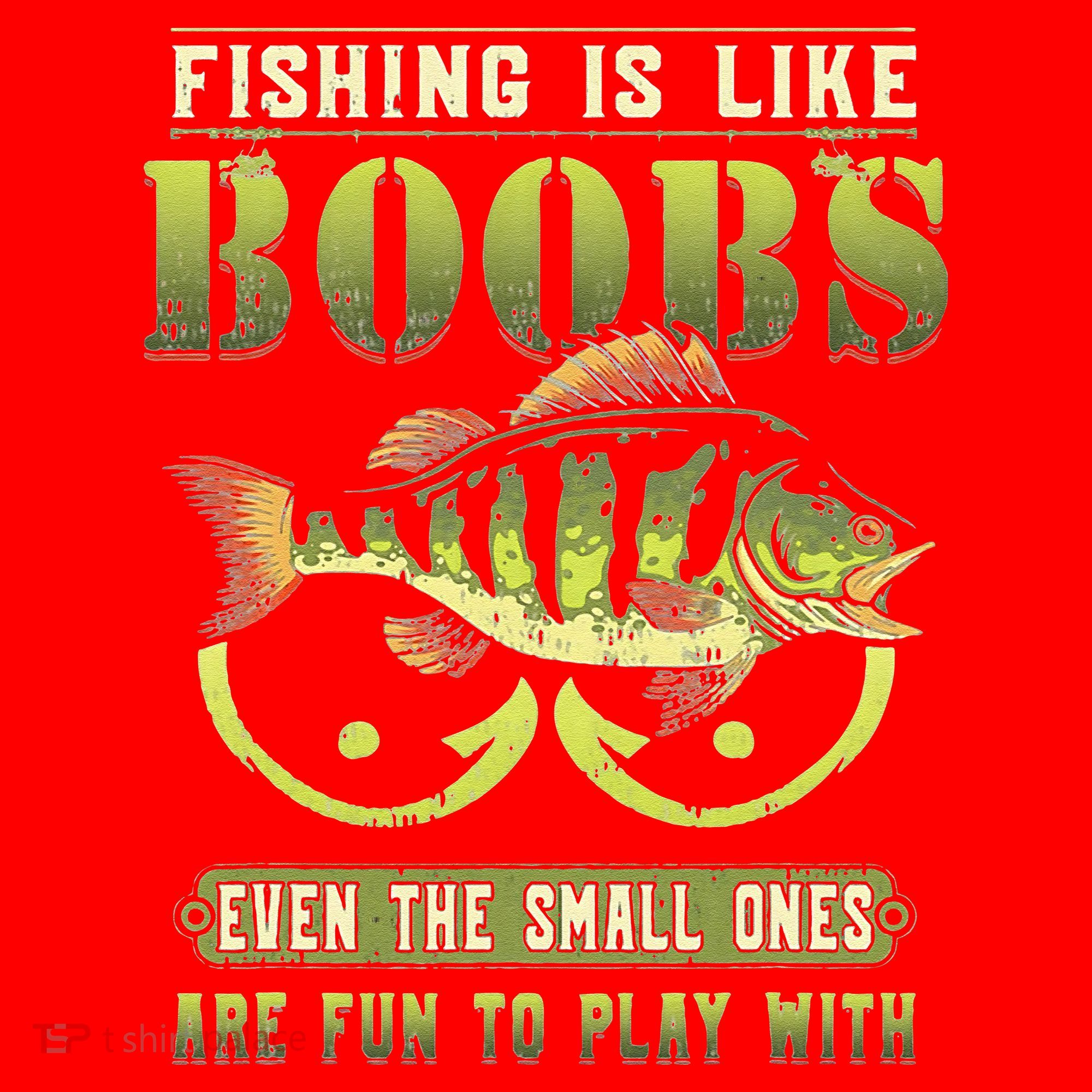 Fishing Is Like Boobs Even The Small Ones Are Fun Santa Hat