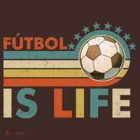 Fútbol Is Life Vintage Soccer Graphic for Fans T-Shirt thumb 7