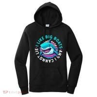 FunnySharks I Like Big Boats And I Cant Lie Gift Women's Hoodie thumb 0