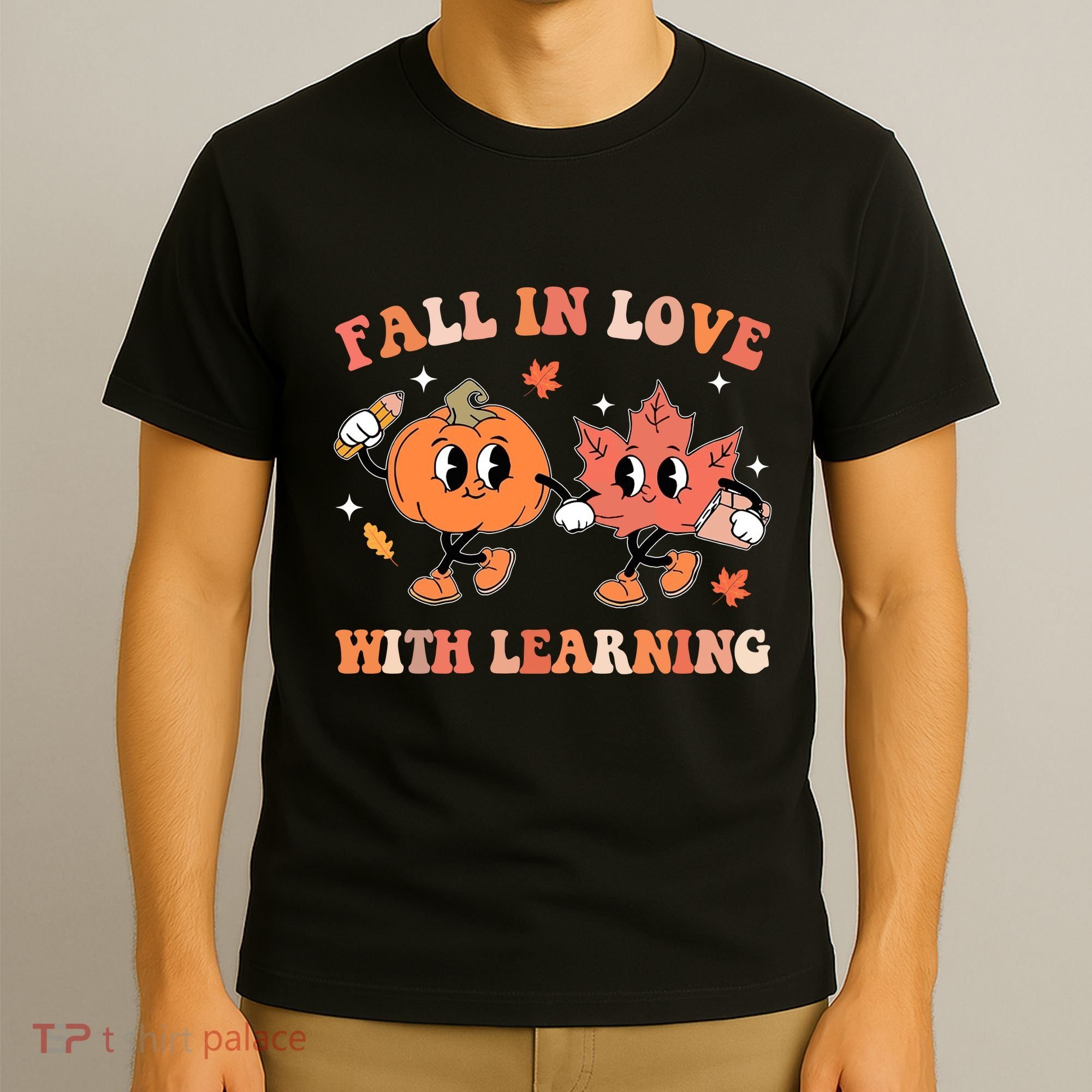 Fall In Love With Learning Autumn Cute T-Shirt