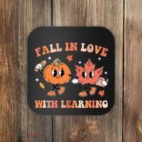 Fall In Love With Learning Autumn Cute Coaster thumb 0