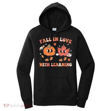 Fall In Love With Learning Autumn Cute Women's Hoodie
