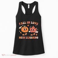 Fall In Love With Learning Autumn Cute Women's Tank Top thumb 0