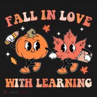 Fall In Love With Learning Autumn Cute Women's Tank Top thumb 5