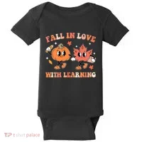 Fall In Love With Learning Autumn Cute Baby Bodysuit thumb 0