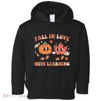Fall In Love With Learning Autumn Cute Toddler Hoodie thumb 0