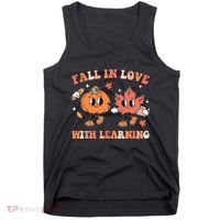 Fall In Love With Learning Autumn Cute Tank Top thumb 0