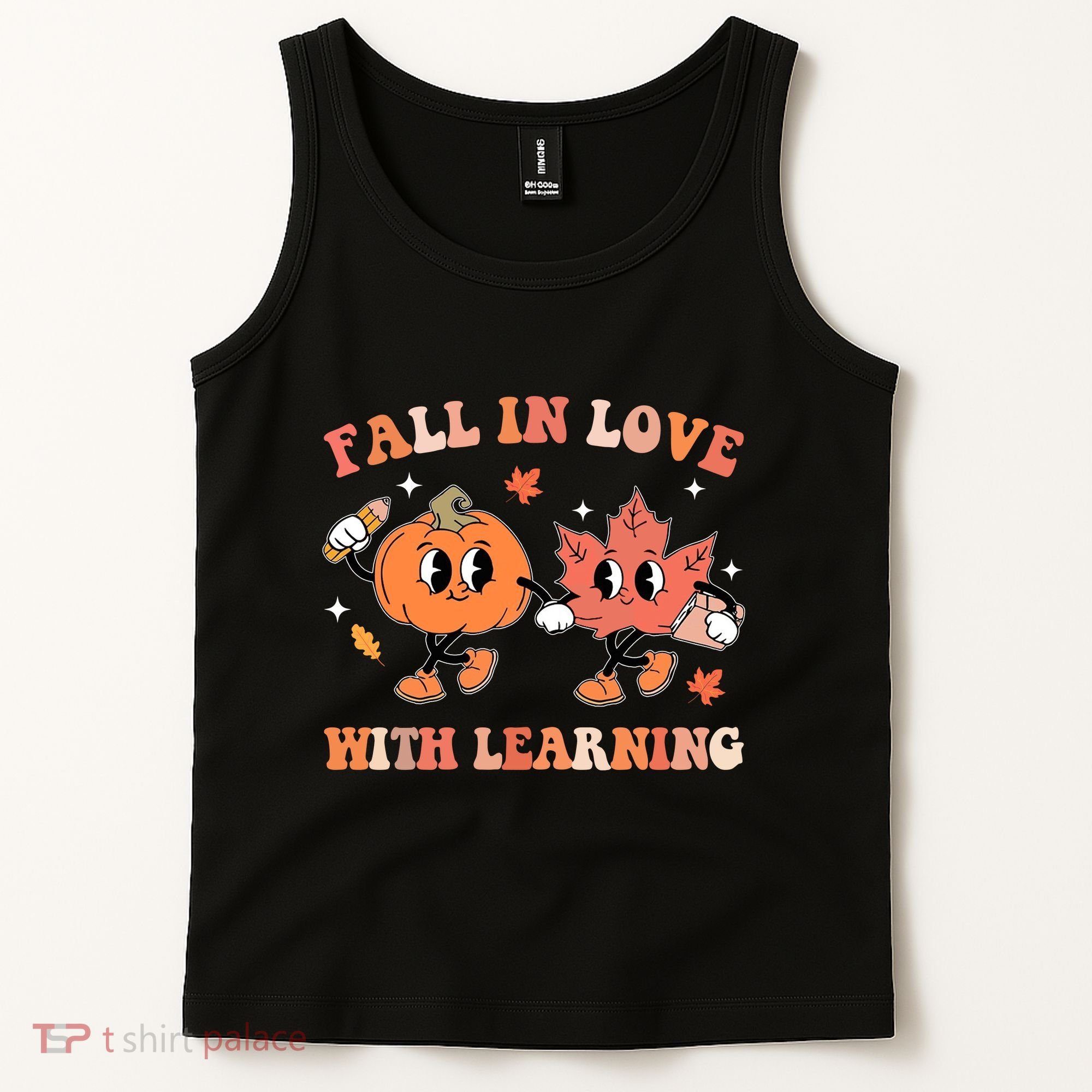 Fall In Love With Learning Autumn Cute Tank Top