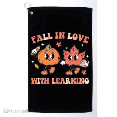 Fall In Love With Learning Autumn Cute Golf Towel