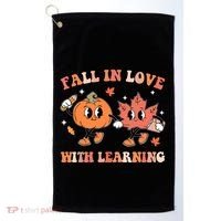 Fall In Love With Learning Autumn Cute Golf Towel thumb 0