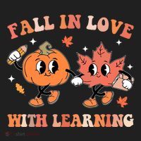 Fall In Love With Learning Autumn Cute Golf Towel thumb 3