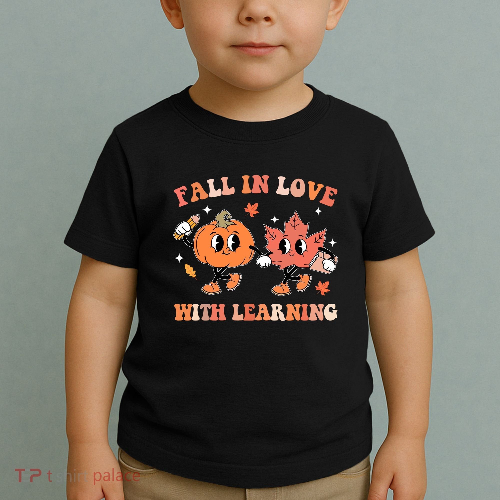 Fall In Love With Learning Autumn Cute Toddler T-Shirt
