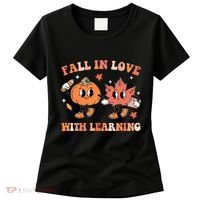 Fall In Love With Learning Autumn Cute Women's T-Shirt thumb 0