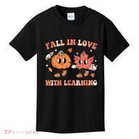 Fall In Love With Learning Autumn Cute Kids T-Shirt thumb 0