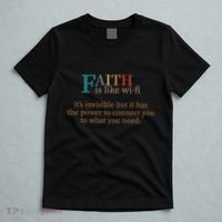 Faith Is Like Wifi Funny Religious Christian Bible & Jesus T-Shirt thumb 5