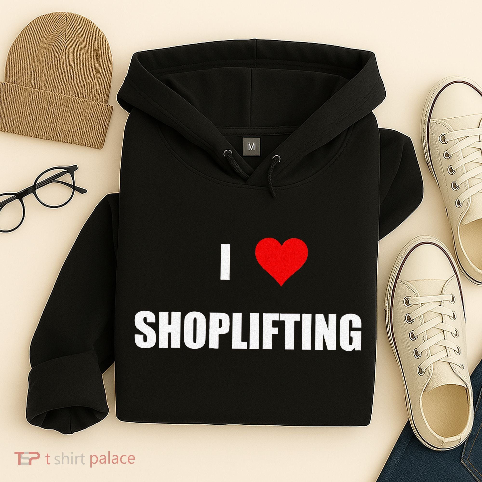 Funny I Love Shoplifting Hoodie