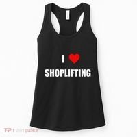 Funny I Love Shoplifting Women's Tank Top thumb 0