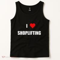 Funny I Love Shoplifting Tank Top thumb 2