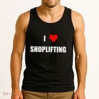 Funny I Love Shoplifting Tank Top thumb 3