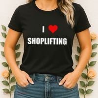 Funny I Love Shoplifting Women's T-Shirt thumb 2