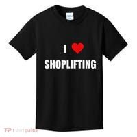 Funny I Love Shoplifting Kids T-Shirt thumb 0