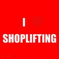 Funny I Love Shoplifting Santa Hat thumb 1
