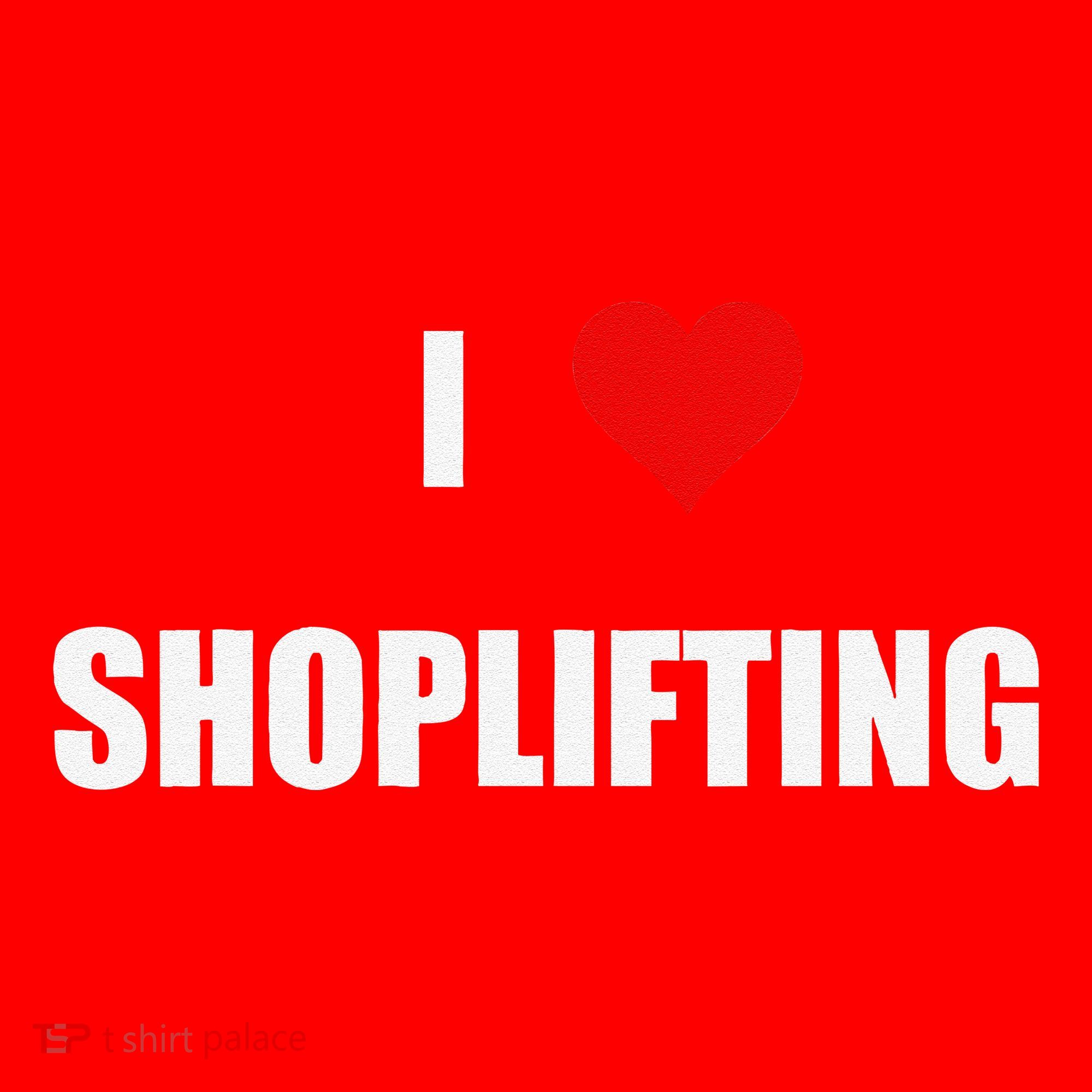 Funny I Love Shoplifting Santa Hat