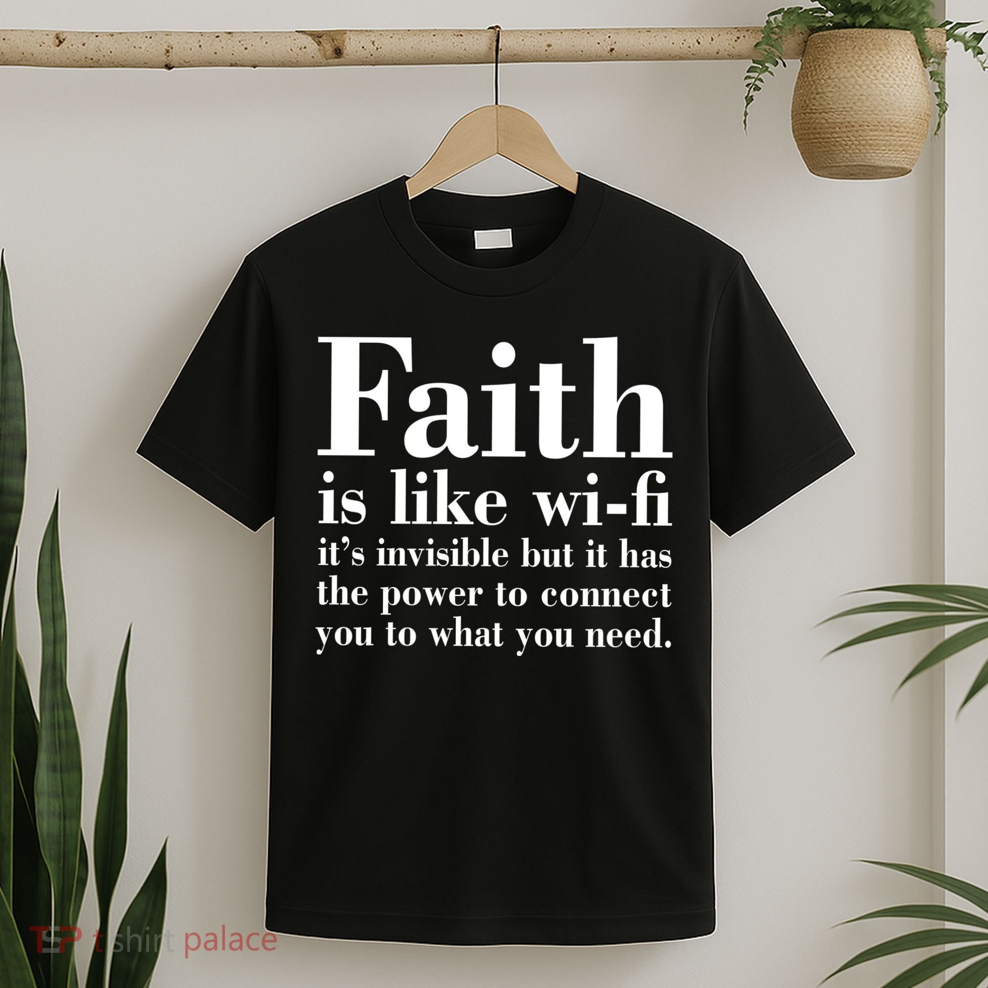 Faith Is Like Wifi Christian Quote Jesus T-Shirt