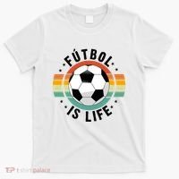 FúTbol Is Life Soccer Retro Football Lover T-Shirt thumb 0
